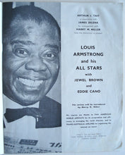 Load image into Gallery viewer, Louis Armstrong - 1963