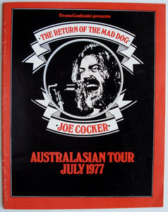 Joe Cocker - Australasian Tour July 1977