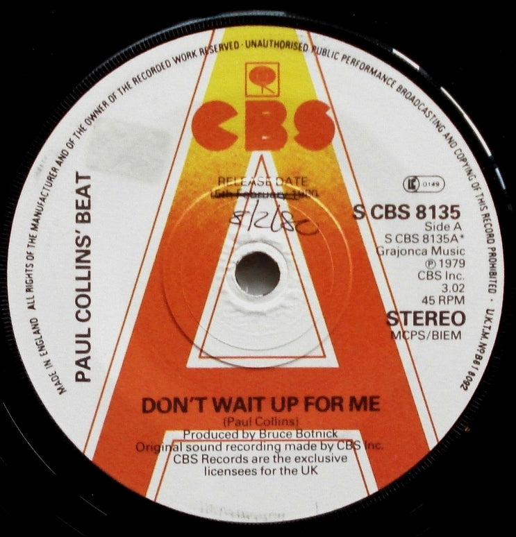 Paul Collins' Beat - Don't Wait Up For Me