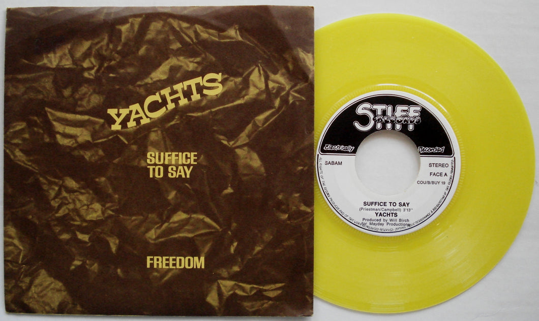 Yachts - Suffice To Say