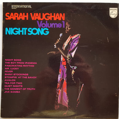 Vaughan, Sarah - Volume 1: Night Song