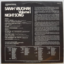 Load image into Gallery viewer, Vaughan, Sarah - Volume 1: Night Song