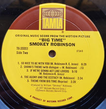 Load image into Gallery viewer, Robinson, Smokey - Big Time O.S.T.