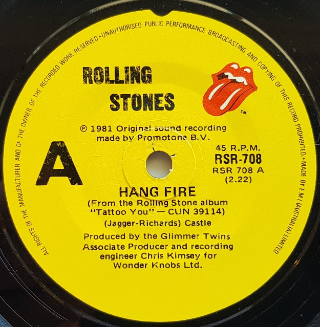 Rolling Stones - Hang Fire