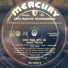 Load image into Gallery viewer, Preston, Johnny - Come Rock With Me