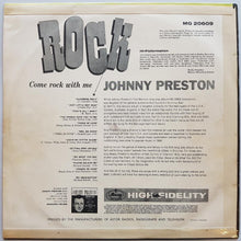 Load image into Gallery viewer, Preston, Johnny - Come Rock With Me
