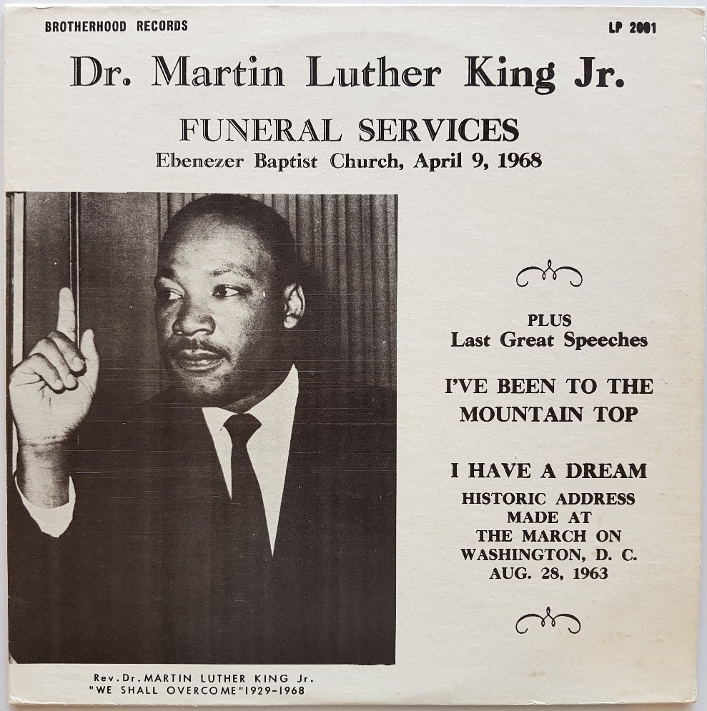 King, Martin Luther - Funeral Services