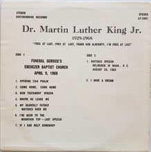 Load image into Gallery viewer, King, Martin Luther - Funeral Services