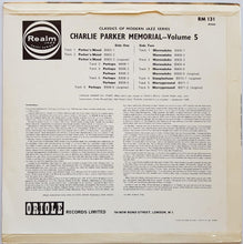 Load image into Gallery viewer, Parker, Charlie - Charlie Parker Memorial Volume 5