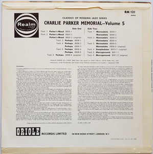 Parker, Charlie - Charlie Parker Memorial Volume 5