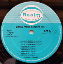 Load image into Gallery viewer, Parker, Charlie - Charlie Parker Memorial Volume 5