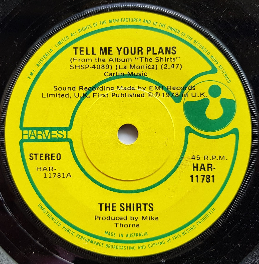 Shirts - Tell Me Your Plans
