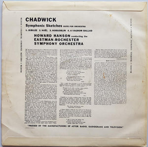 Chadwick - Symphonic Sketches - Suite For Orchestra