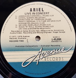 Ariel - Live In Concert