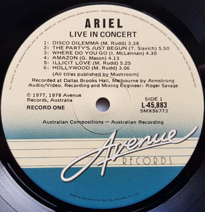 Ariel - Live In Concert