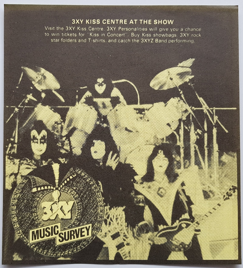 Kiss - 3XY Music Survey Chart