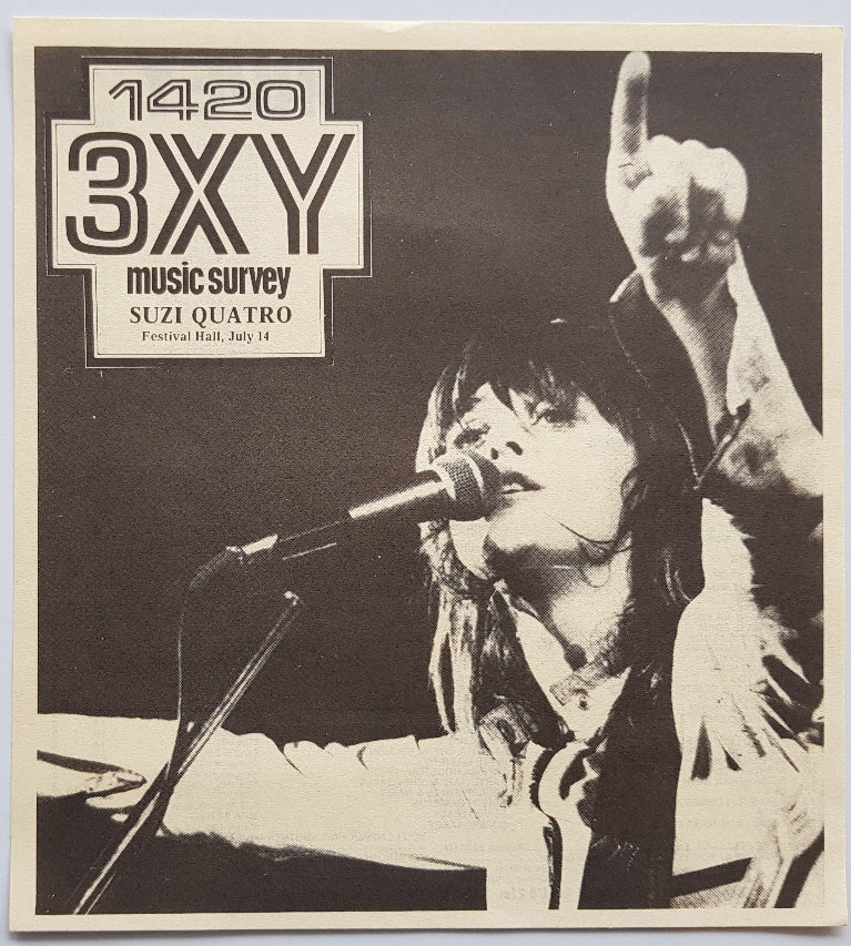 Suzi Quatro - 3XY Music Survey Chart