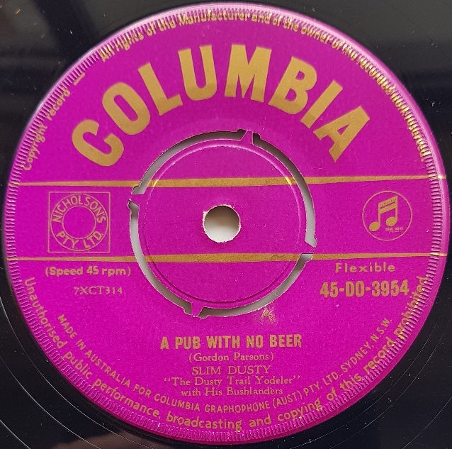 Slim Dusty - A Pub With No Beer