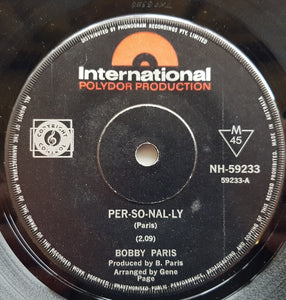 Bobby Paris - Per-So-Nal-Ly