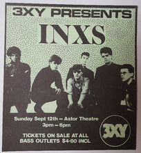 Load image into Gallery viewer, INXS - 3XY Music Survey Chart