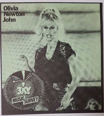 Olivia Newton-John - 3XY Music Survey Chart