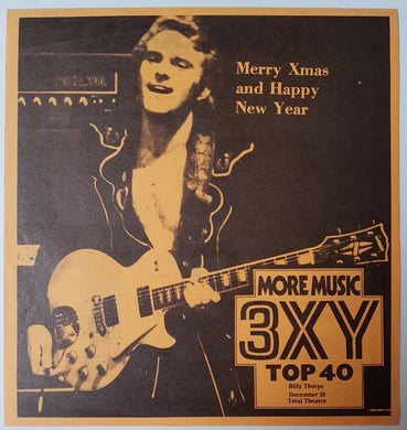 Billy Thorpe - 3XY Music Survey Chart