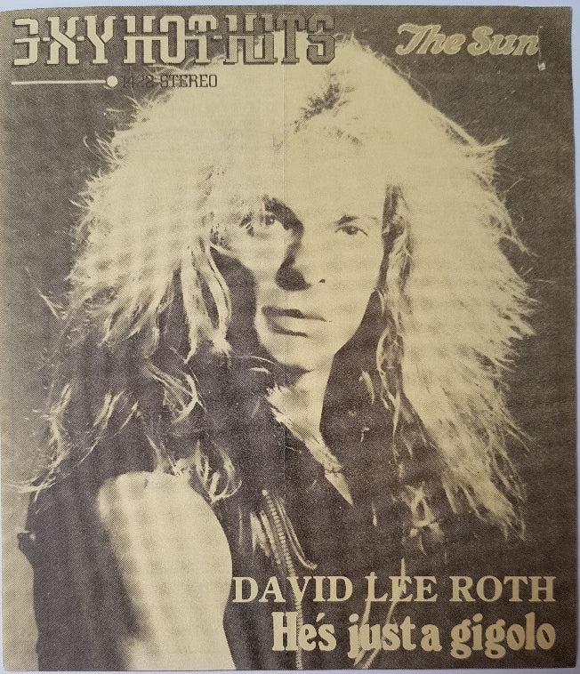 Van Halen (David Lee Roth) - 3XY Music Survey Chart