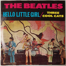 Load image into Gallery viewer, Beatles - Three Cool Cats / Hello Little Girl - Orange Vinyl