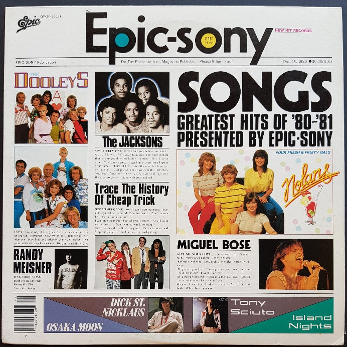 Jacksons - Songs/Greatest Hits Of '80~'81