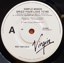 Load image into Gallery viewer, Simple Minds - Speed Your Love To Me
