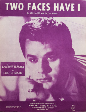 Lou Christie - Two Faces Have I