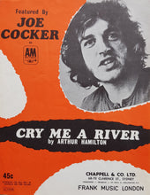 Load image into Gallery viewer, Joe Cocker - Cry Me A River