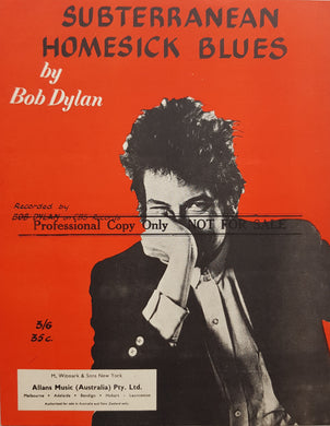 Bob Dylan - Subterranean Homesick Blues