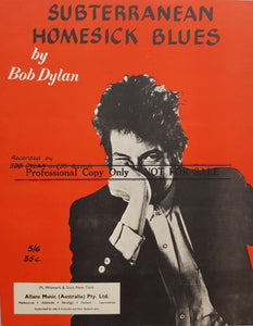 Bob Dylan - Subterranean Homesick Blues