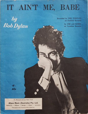 Bob Dylan - It Ain't Me, Babe