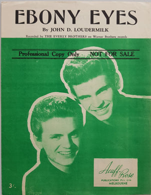 Everly Brothers - Ebony Eyes