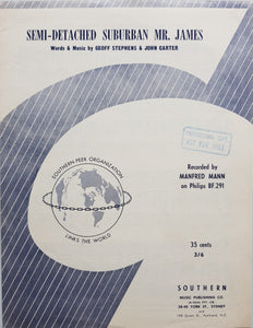 Manfred Mann - Semi-Detached Suburban Mr. James