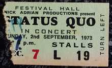 Load image into Gallery viewer, Status Quo - 1973