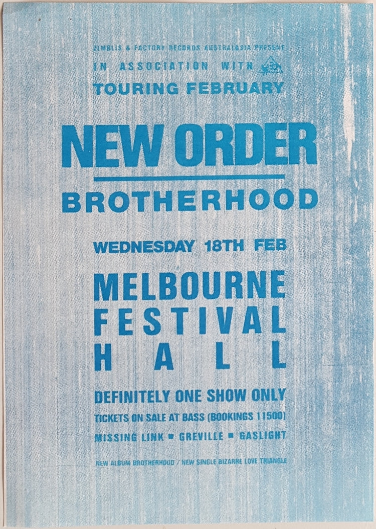 New Order - Brotherhood 1987