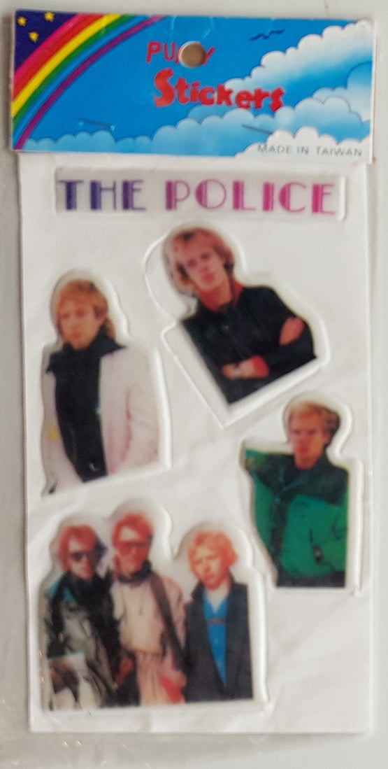 Police - Puffy Stickers