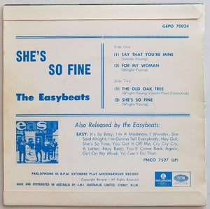 Easybeats - She's So Fine