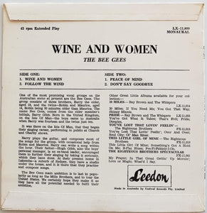 Bee Gees - Wine & Women