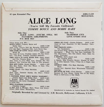Load image into Gallery viewer, Boyce &amp; Hart - Alice Long (You&#39;re Still My Favorite Girlfriend)
