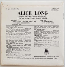 Load image into Gallery viewer, Boyce &amp; Hart - Alice Long (You&#39;re Still My Favorite Girlfriend)
