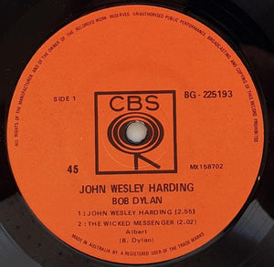 Bob Dylan - John Wesley Harding