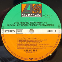 Load image into Gallery viewer, Otis Redding - Recorded Live (Previously Unreleased Performances)