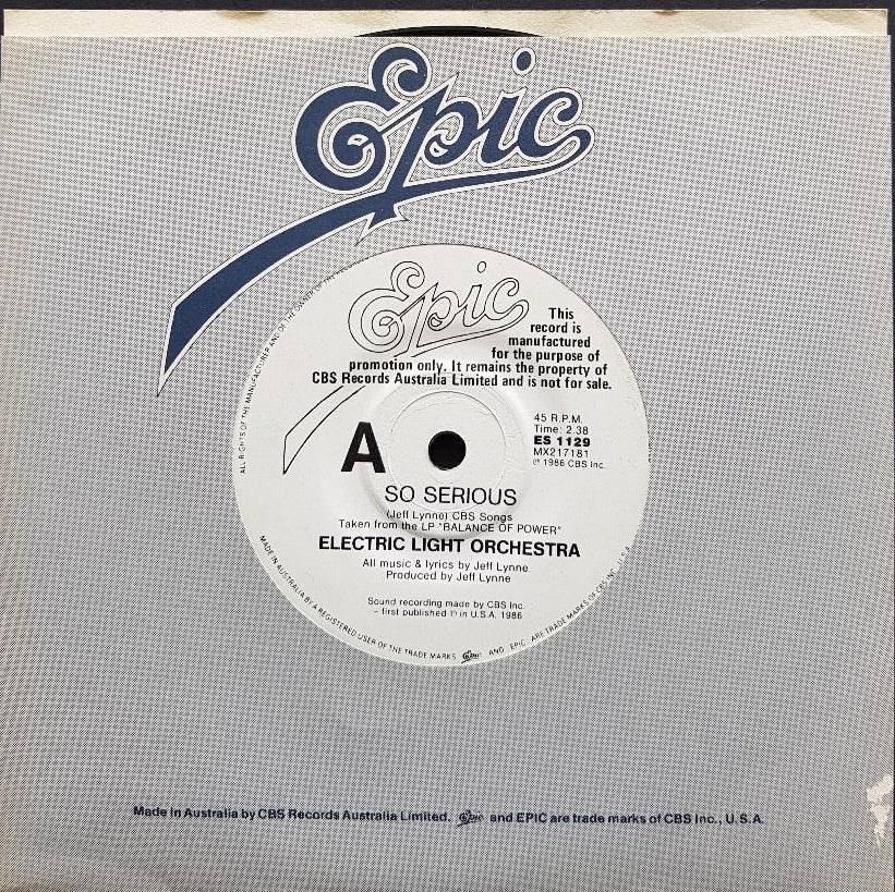 E.L.O - So Serious