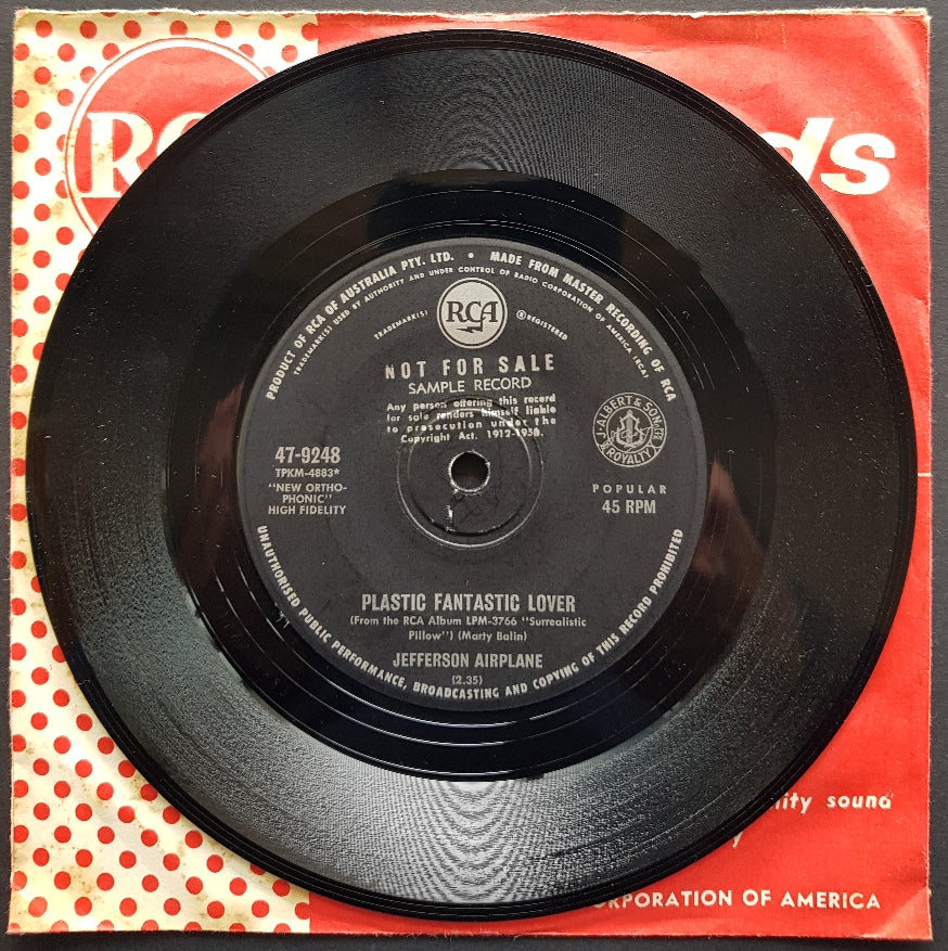 Jefferson Airplane - Plastic Fantastic Lover / White Rabbit