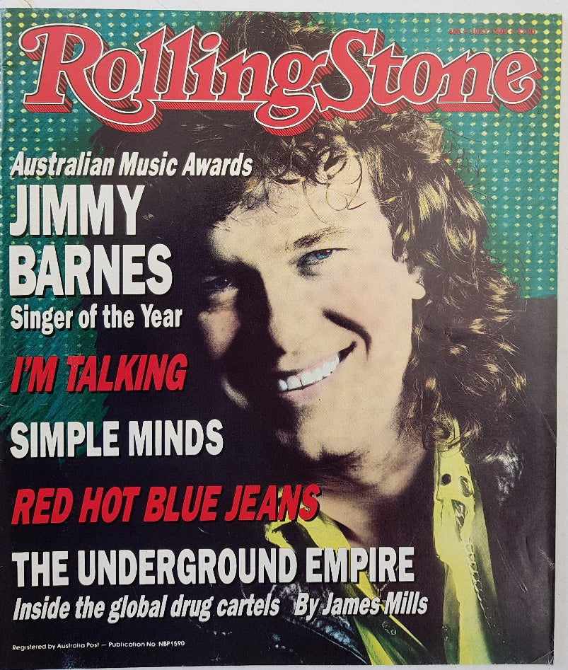 Jimmy Barnes - Rolling Stone July 1986