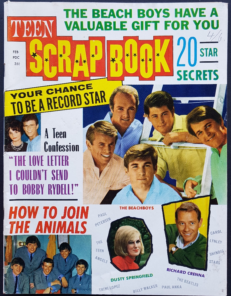 Beach Boys - Teen Scrap Book Vol.1 No.3 1965